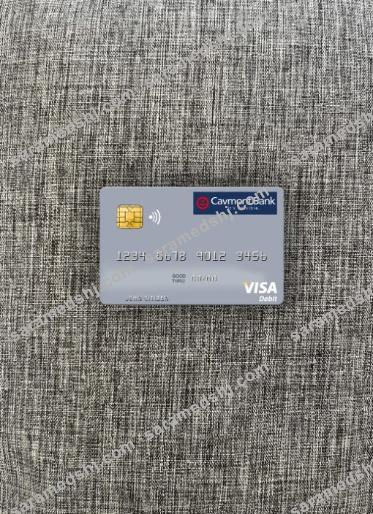 Zambia Cavmont Bank visa debit card photolook front
